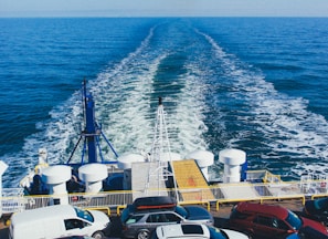 vehicles on cargo ship