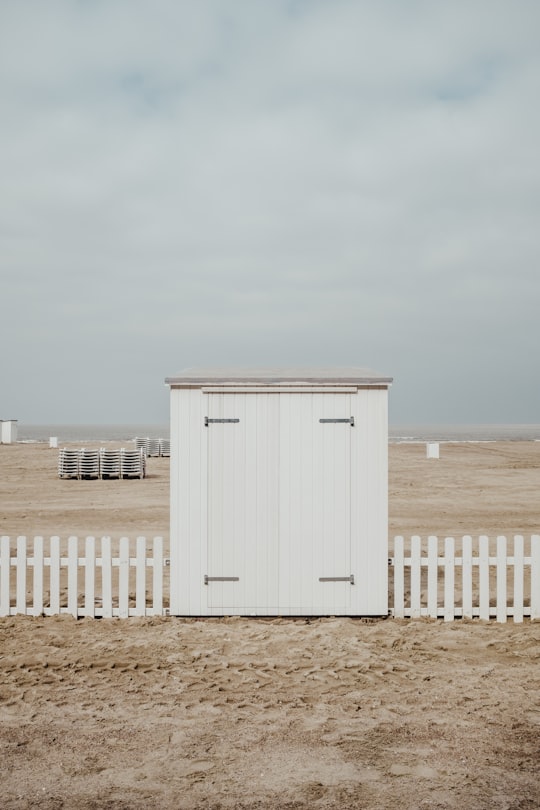 photo of Knokke Beach near Belfry of Bruges