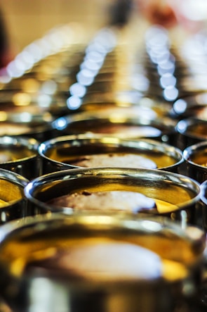 Close-up of high-quality plastic containers for industrial use.