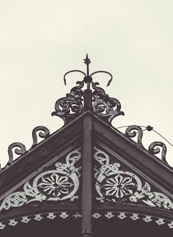 Close-up of precise metalwork on a contemporary roof edge.