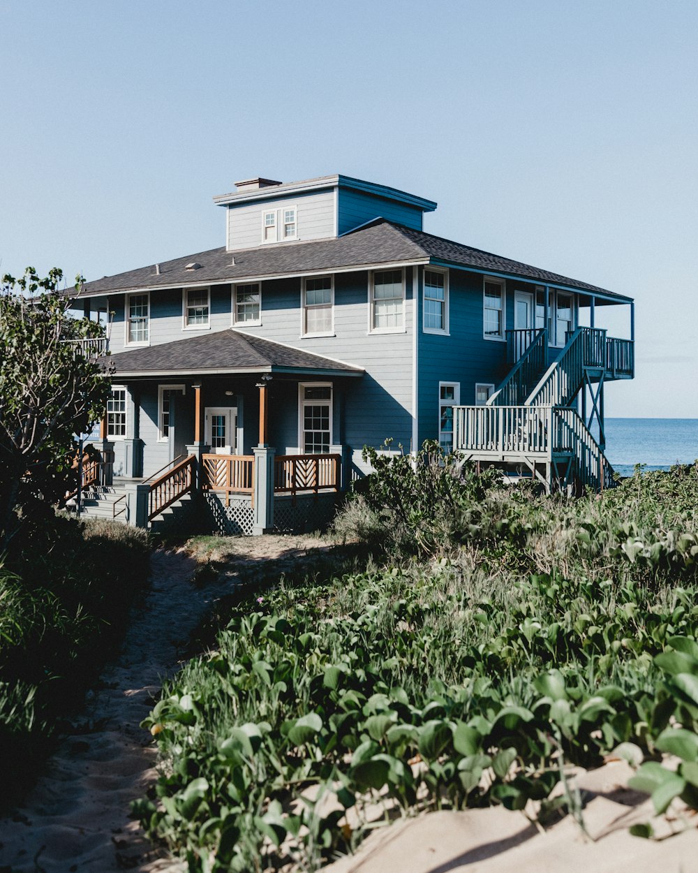 grey and brown wooden house during daytime