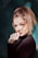 woman wearing black sweater