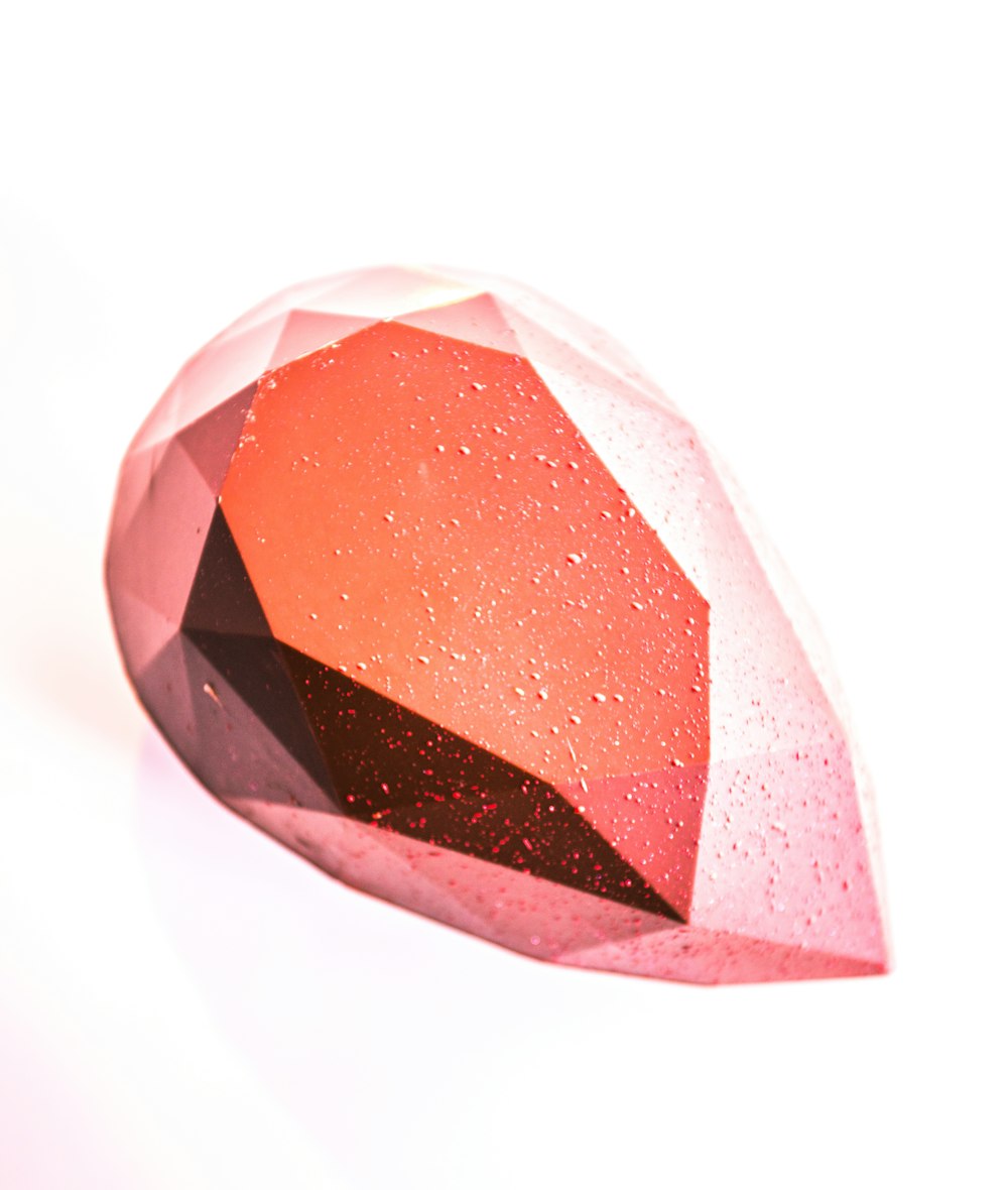 red gemstone