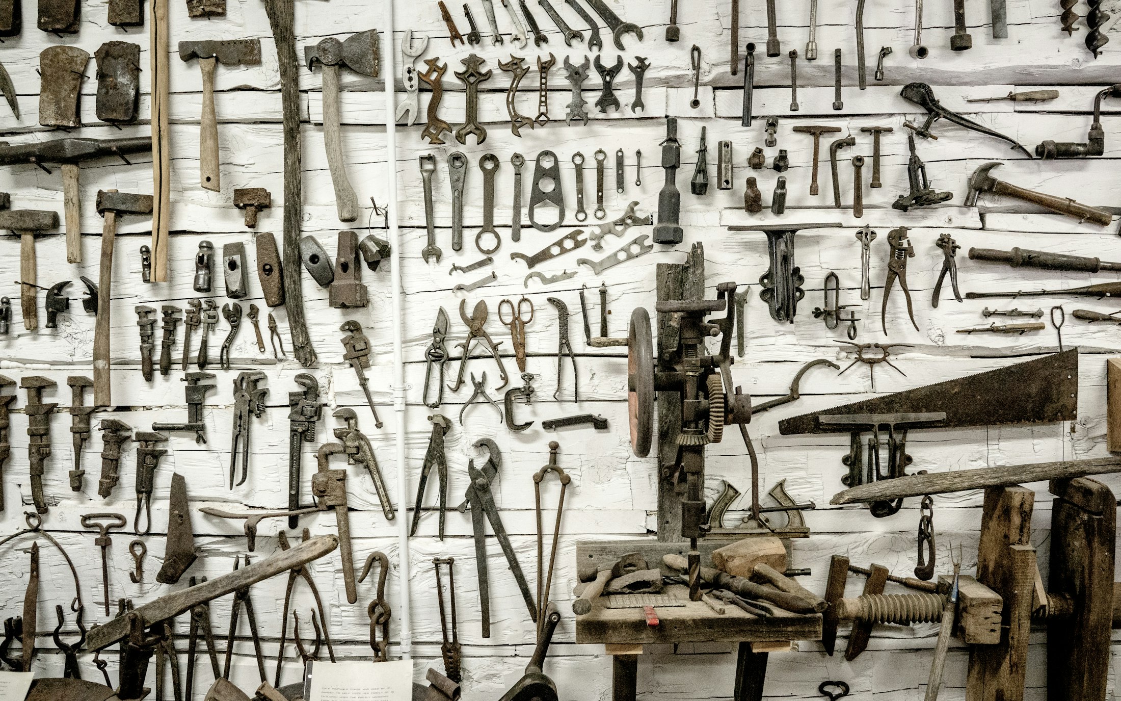 Image of Hand Tools on a Wall