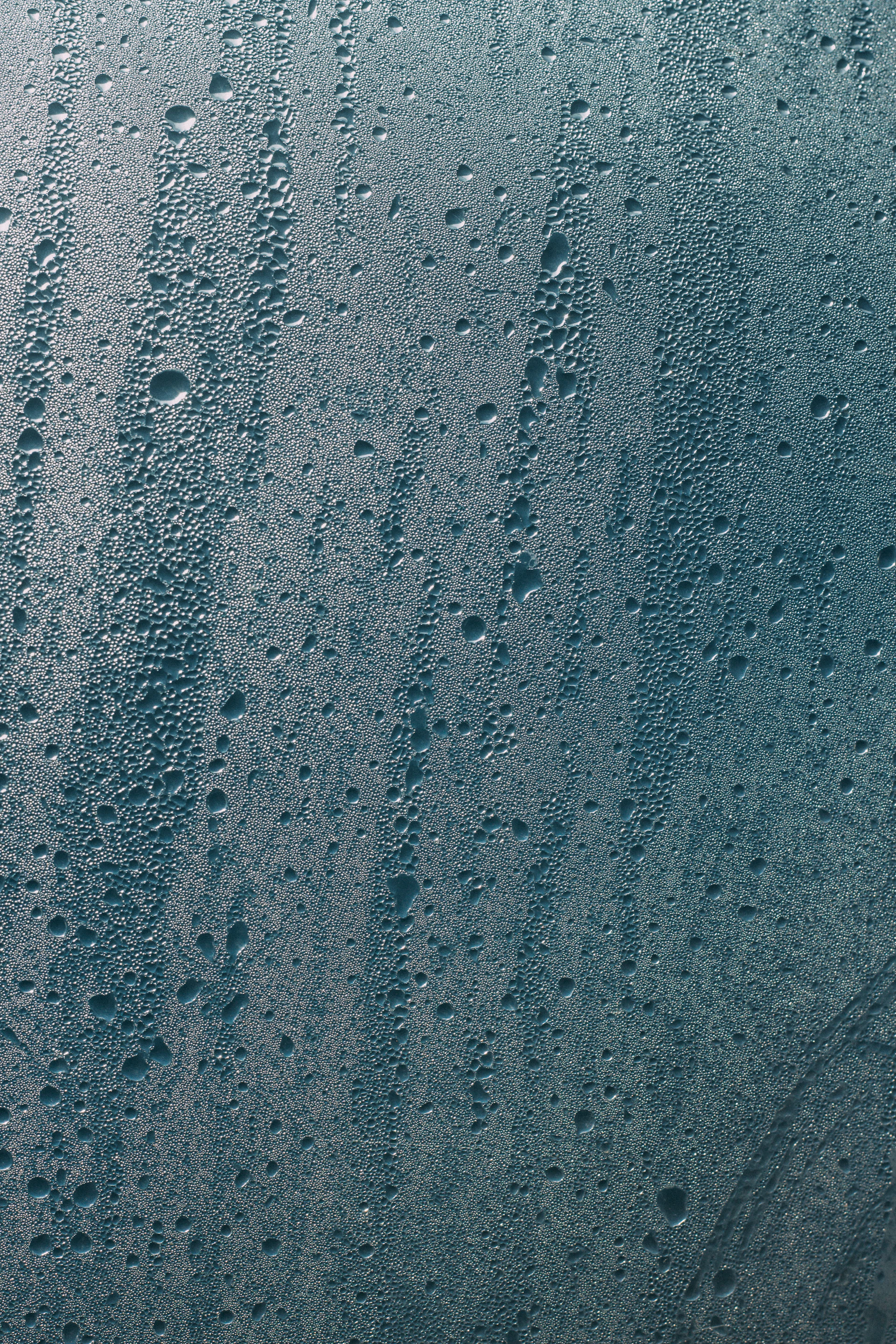 water dew on glass