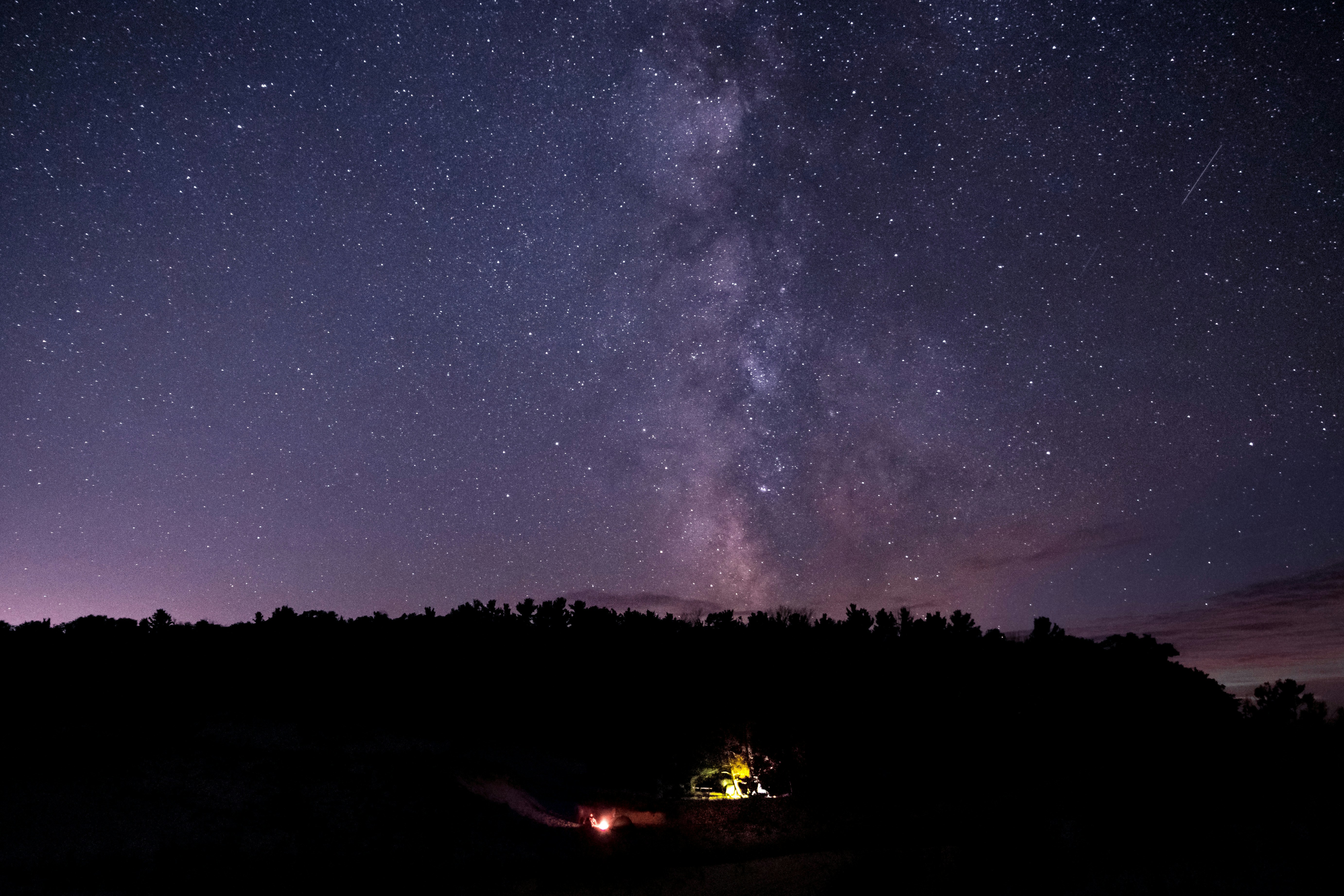 Camping under a Starry Sky