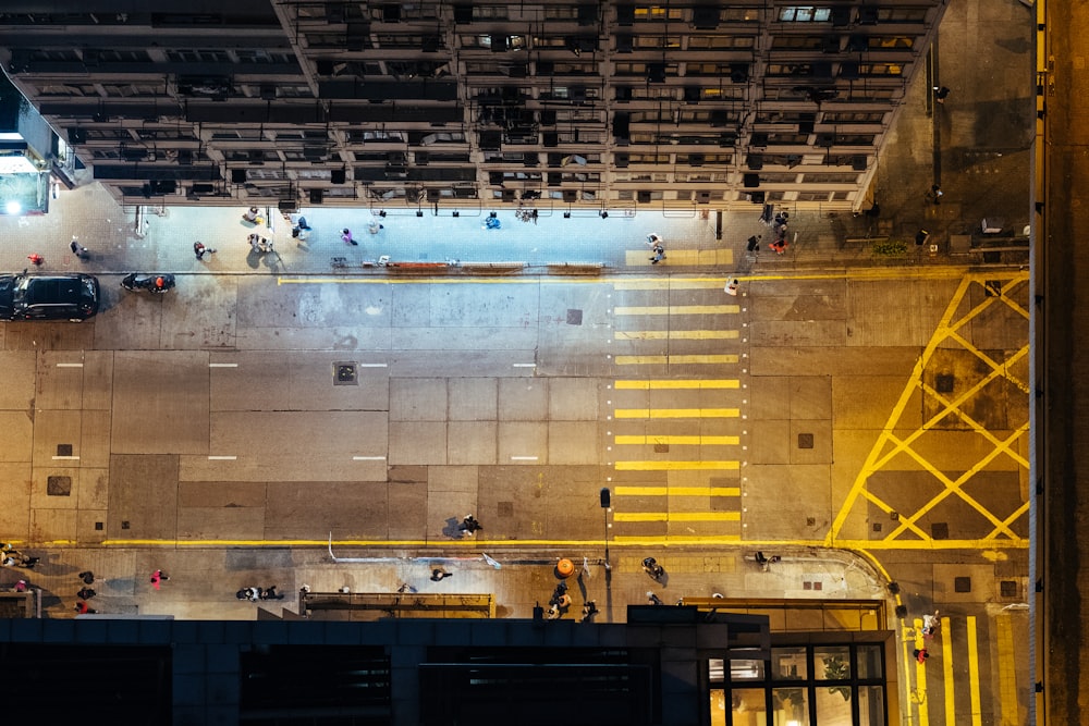 fotografia aerea di strada