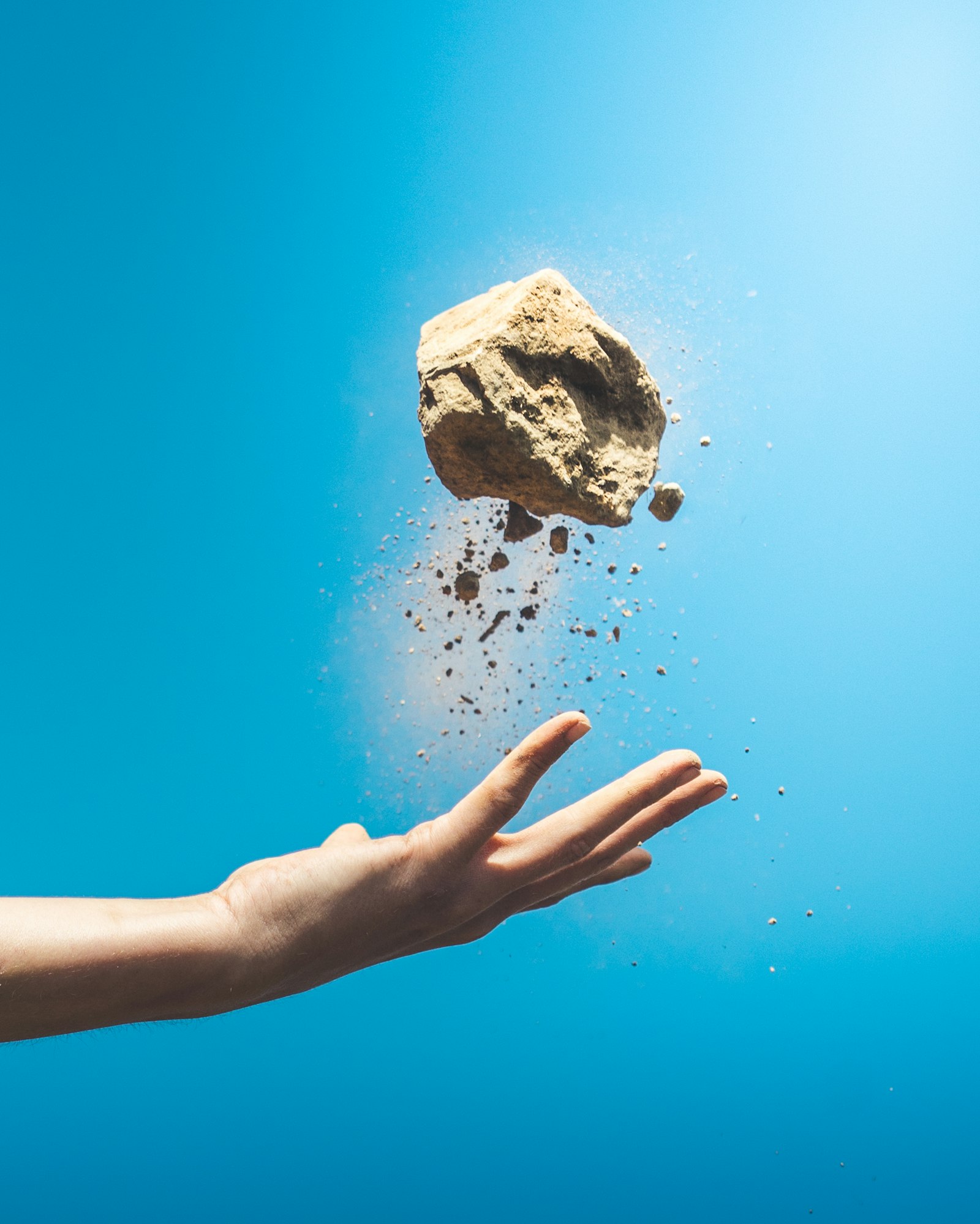 Sony a7 + Canon EF 100mm F2.8 Macro USM sample photo. Person throwing rock photography