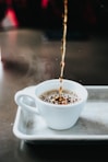 time lapse photography of coffee on cup