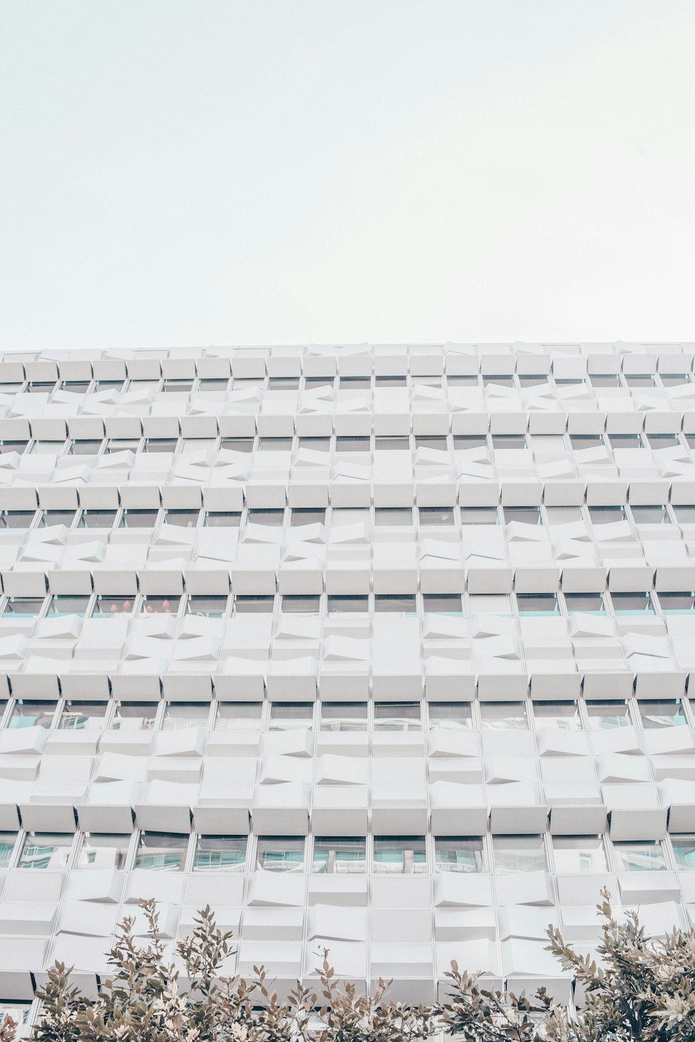 worm's eye view of building