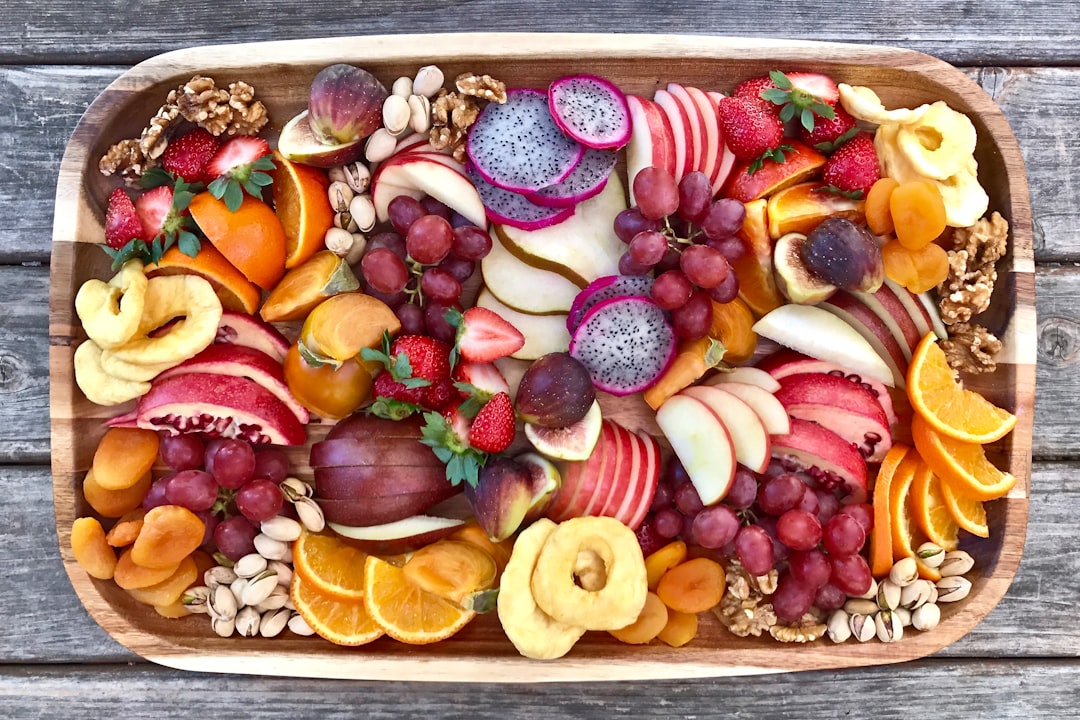 variety of sliced fruits on tray