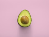 sliced green avocado fruit