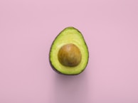 sliced green avocado fruit