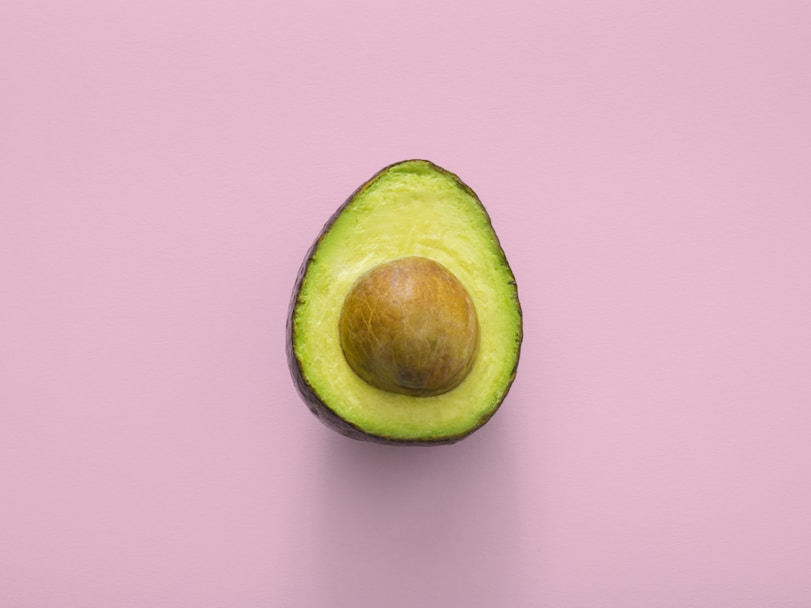 sliced green avocado fruit