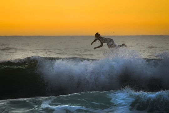 surfer crash on body of water in Maroubra Australia