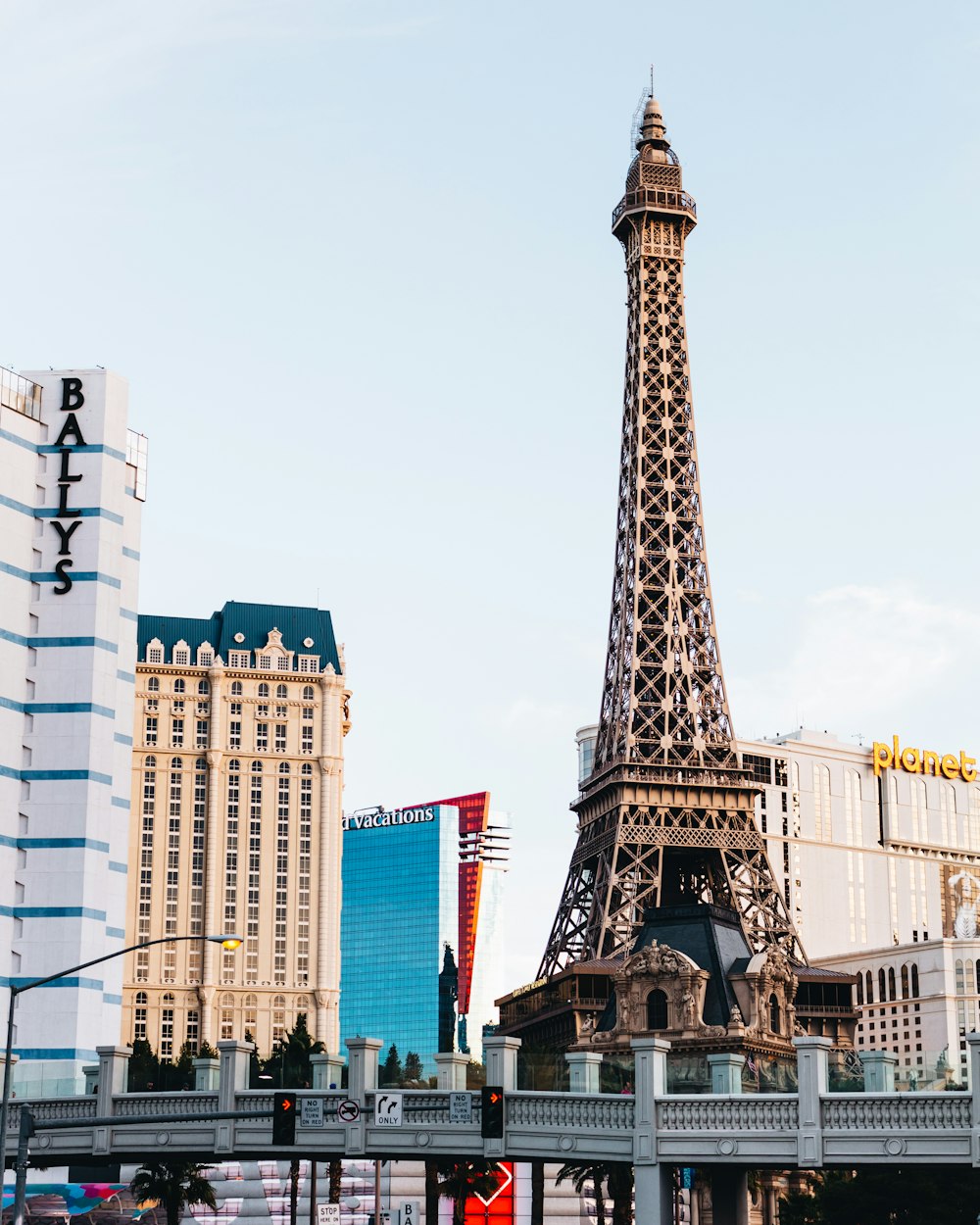 Torre Eiffel de Las Vegas, Nevada, EUA durante o dia