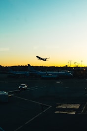 airplane flying on air
