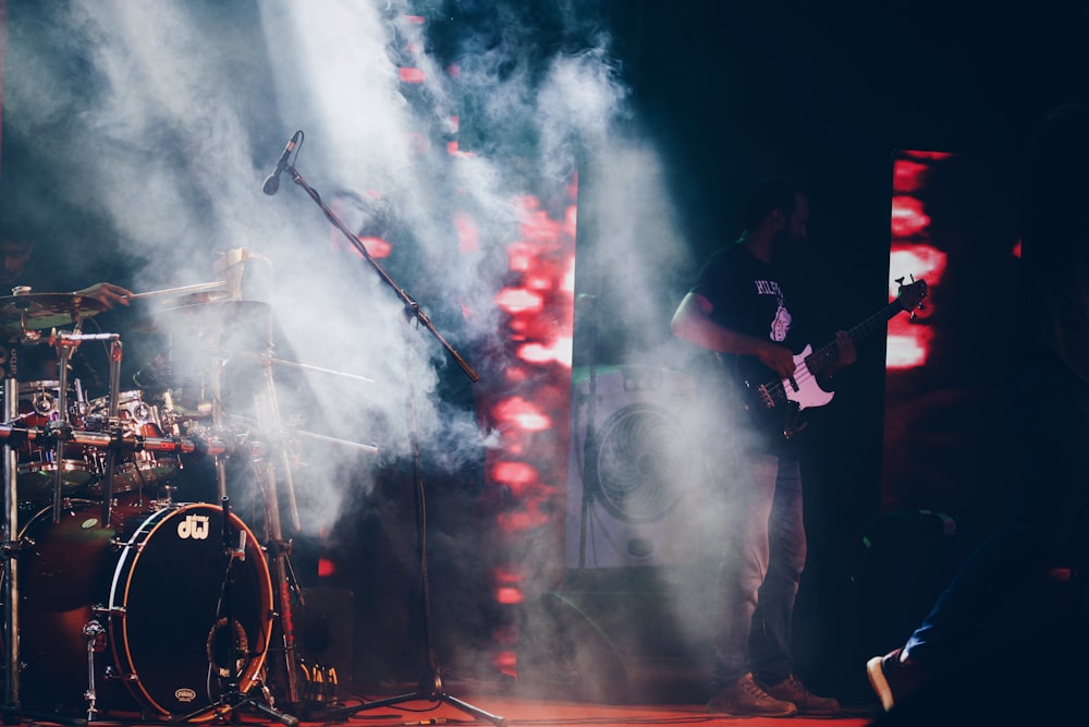 musical band playing on stage