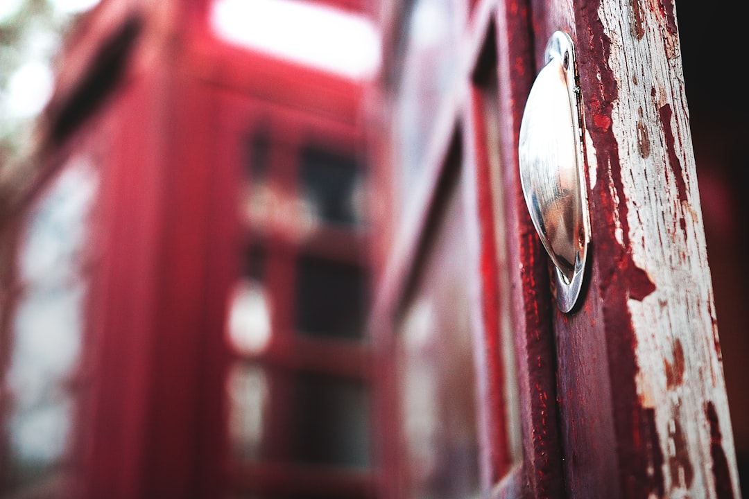 british red telephone box