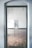An architectural scene with multiple doorways leading into each other, creating a sense of infinity. The walls and ceilings are white with a tiled floor that appears brownish. The perspective creates a visual tunnel effect, emphasizing depth.