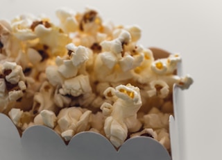 selective focus photography of popcorn