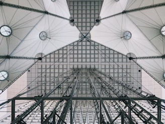 low angle photography of building