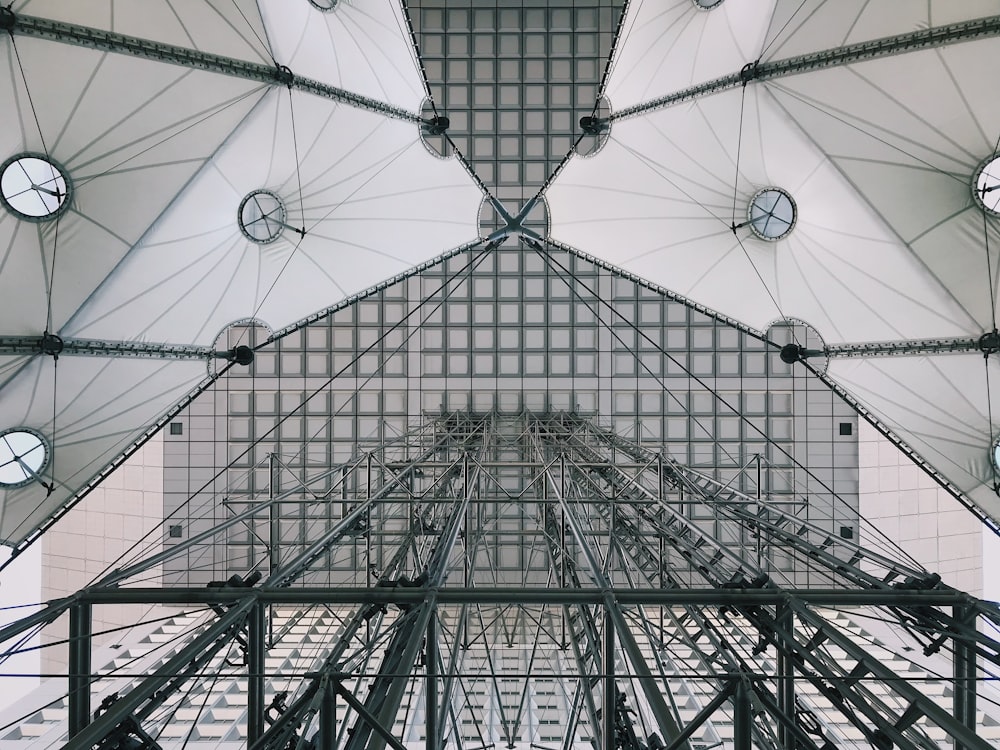 low angle photography of building