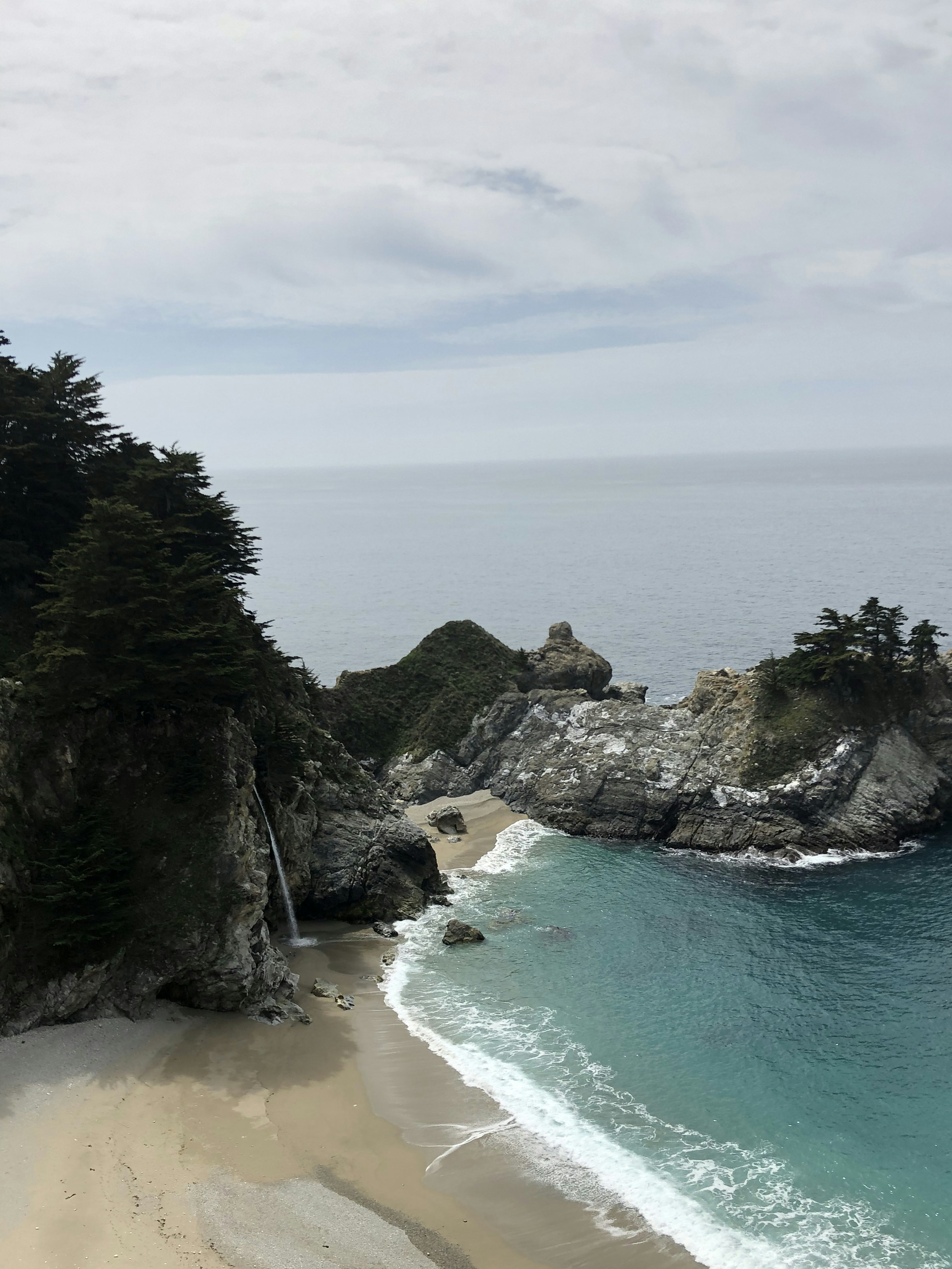 This photo was taken originally by me, while I was on spring break in Big Sur, California