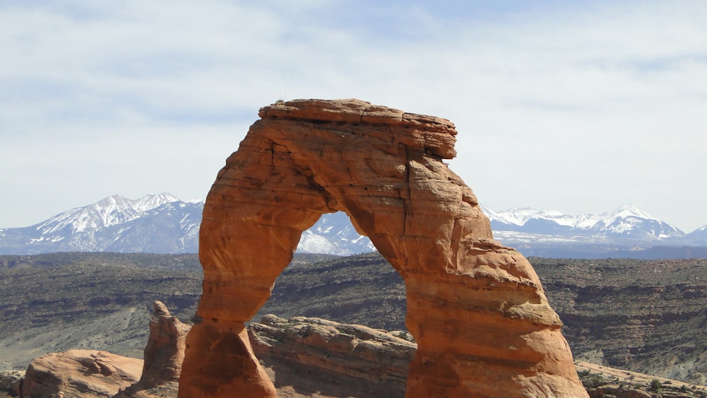 landscape photo of rock formation