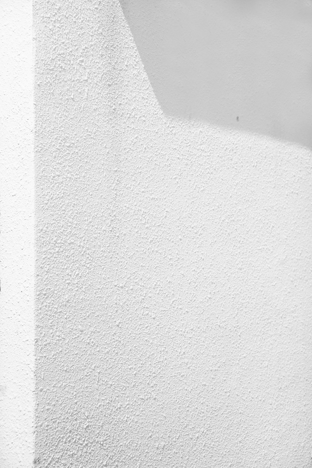 white concrete wall