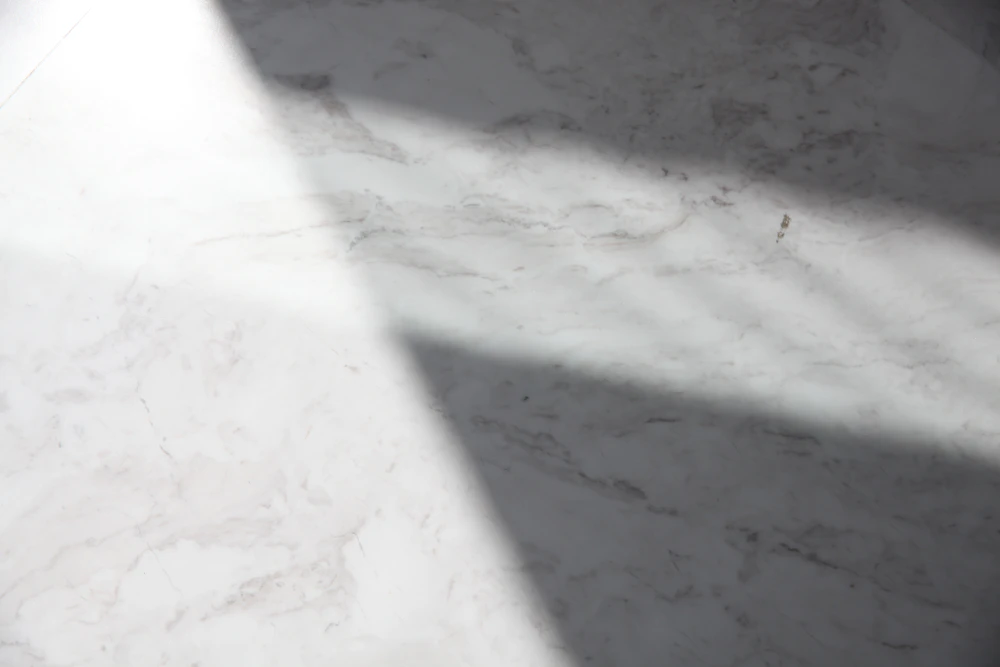 Close-up of a polished marble surface