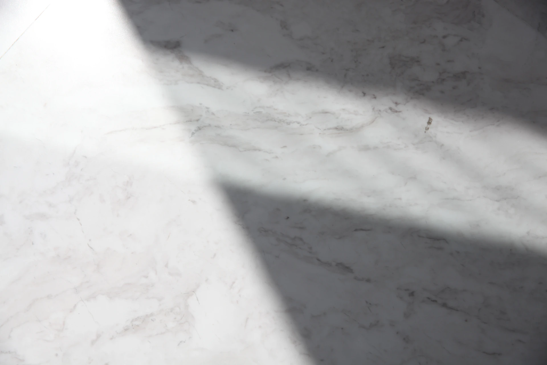Polished marble surface