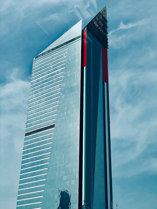 gray building in Arenco Tower United Arab Emirates