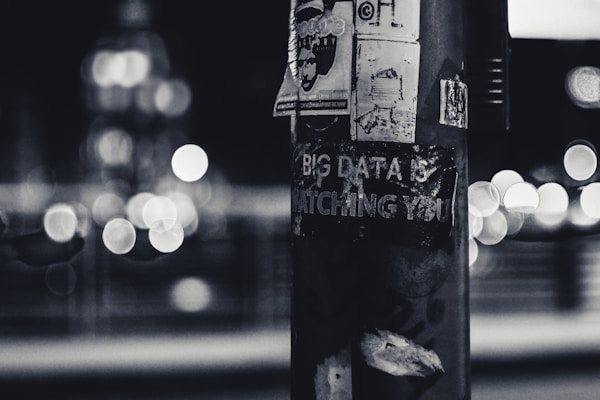 Data privacy stickers and signs