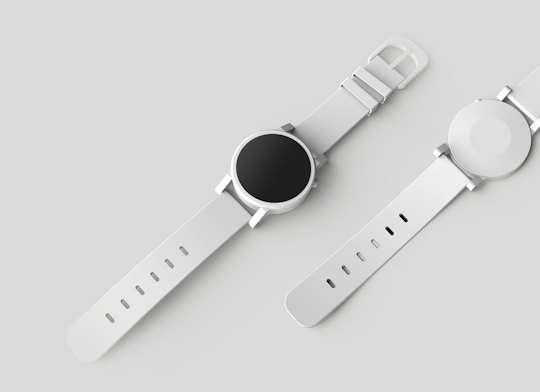 Watch on a plain ground