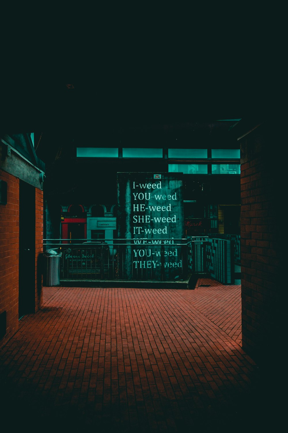 empty brown concrete brick building