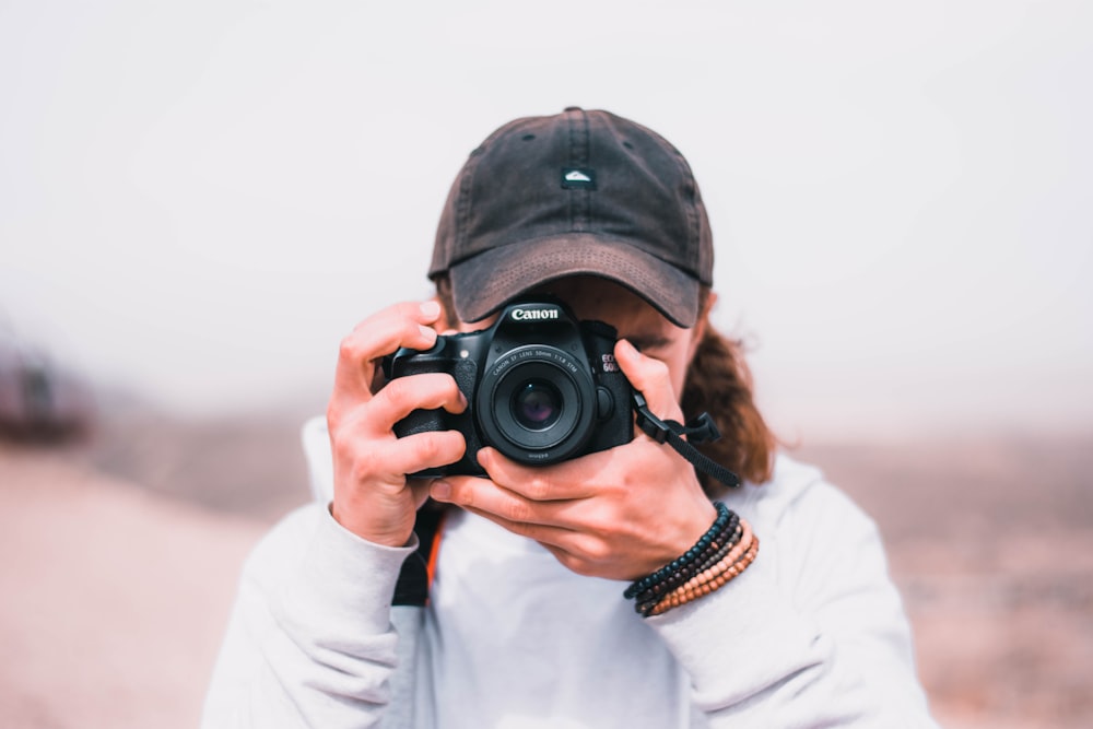 person taking photo outdoor