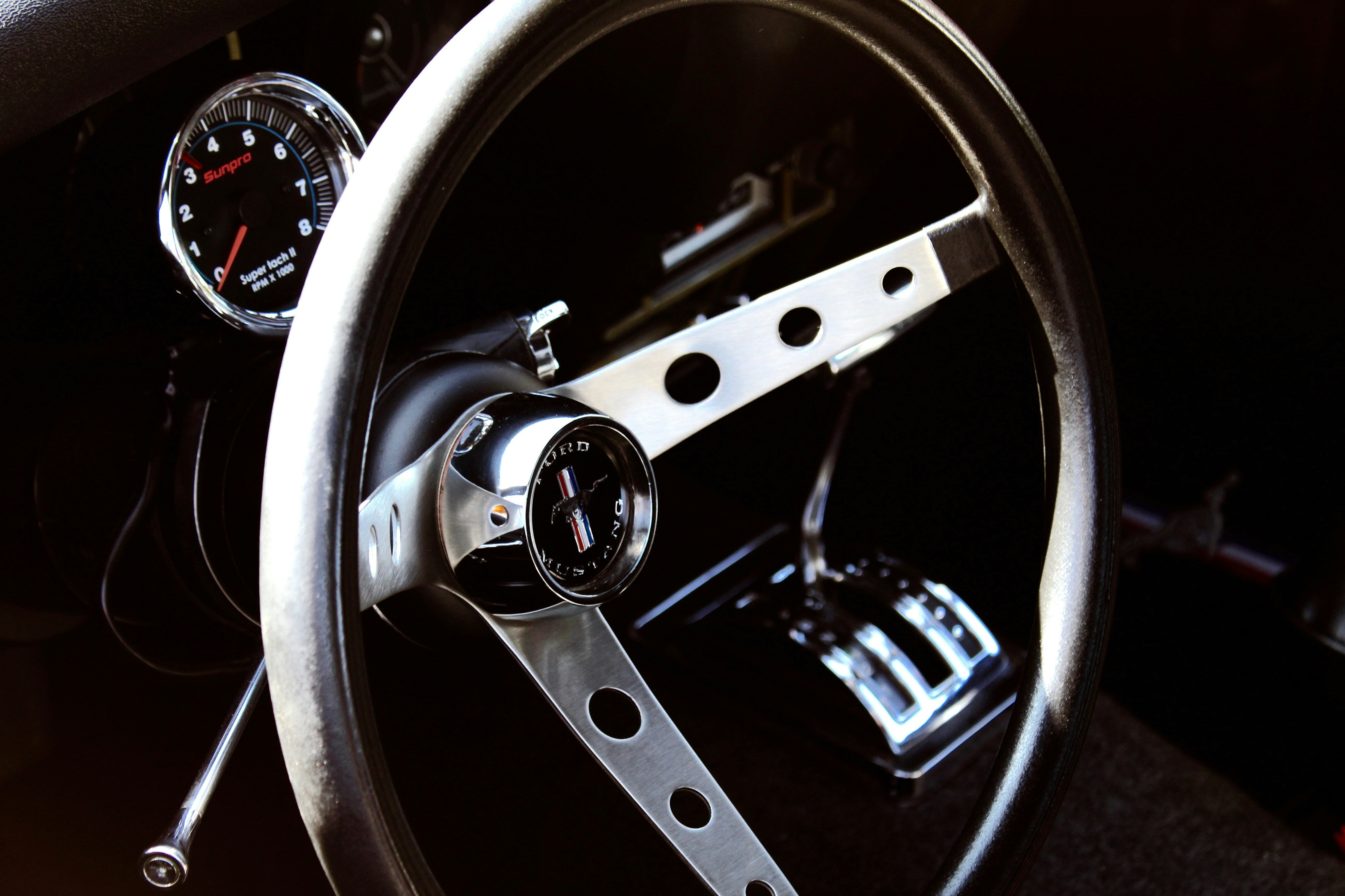 closeup photography of vehicle steering wheel, Jesus Take The Wheel