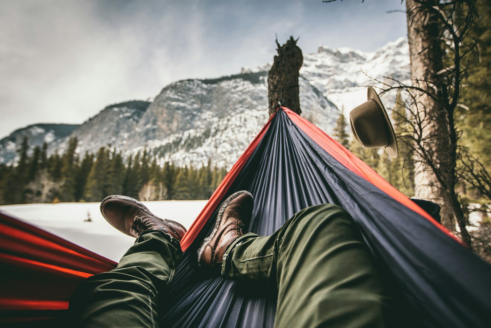 Canon EF 16-35mm F2.8L II USM sample photo. Person lying on hammock photography