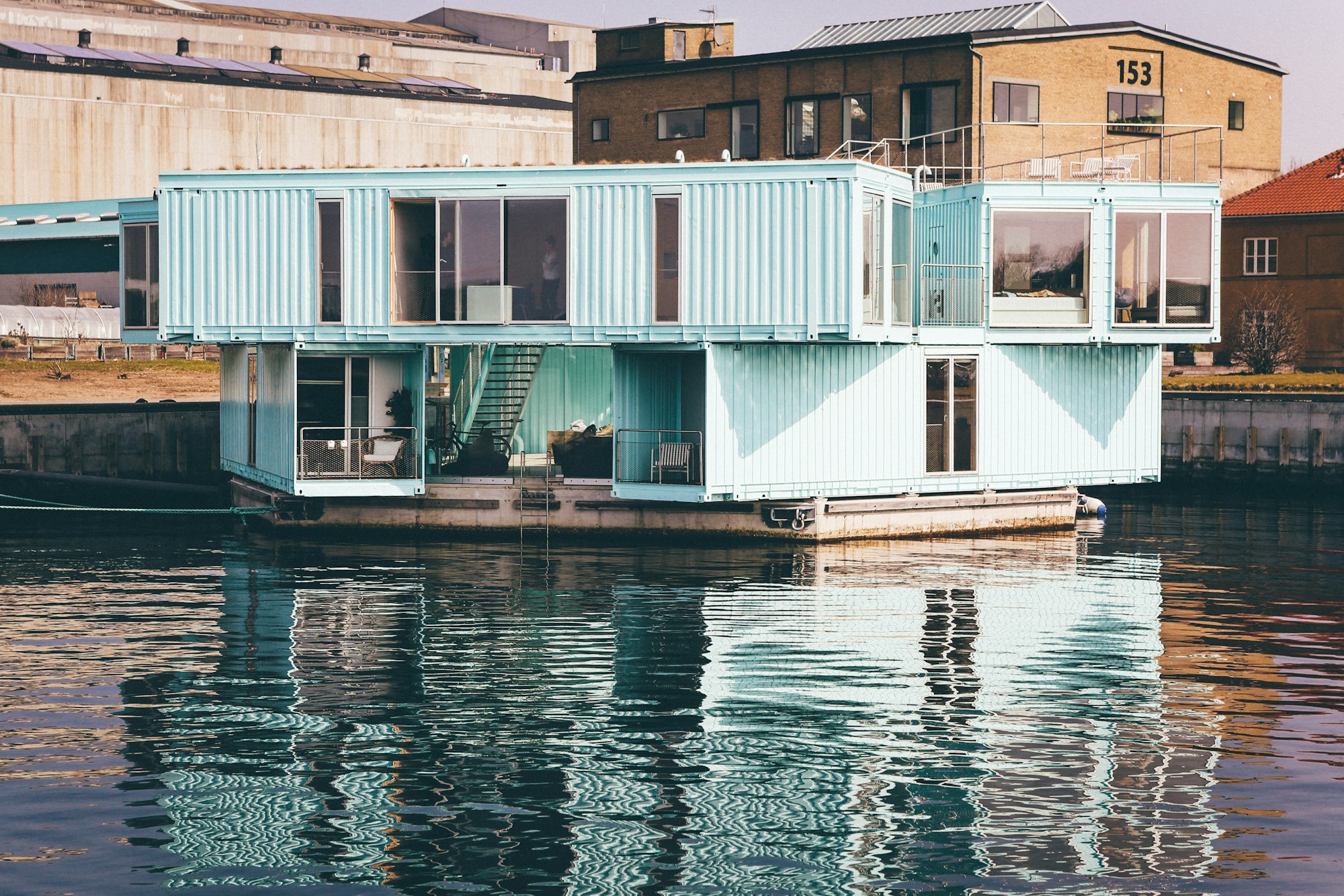 Container Boat House