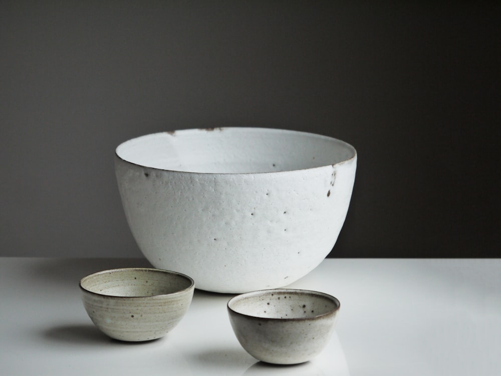 white bowl