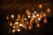 hanging light bulbs lot