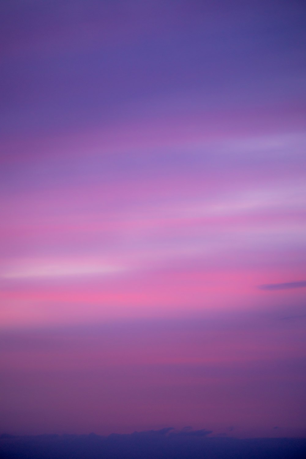 pink and white clouds