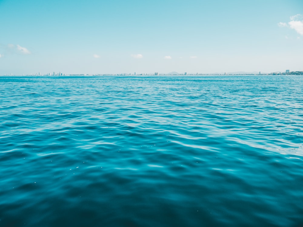 photographie de paysage de mer