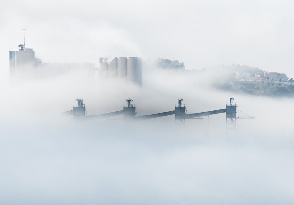 long exposure photography of white smoke