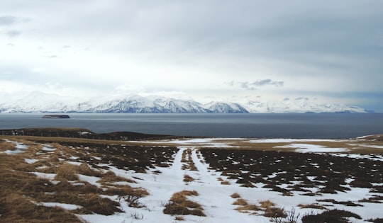 snow covered mountain in Westfjords Region Iceland