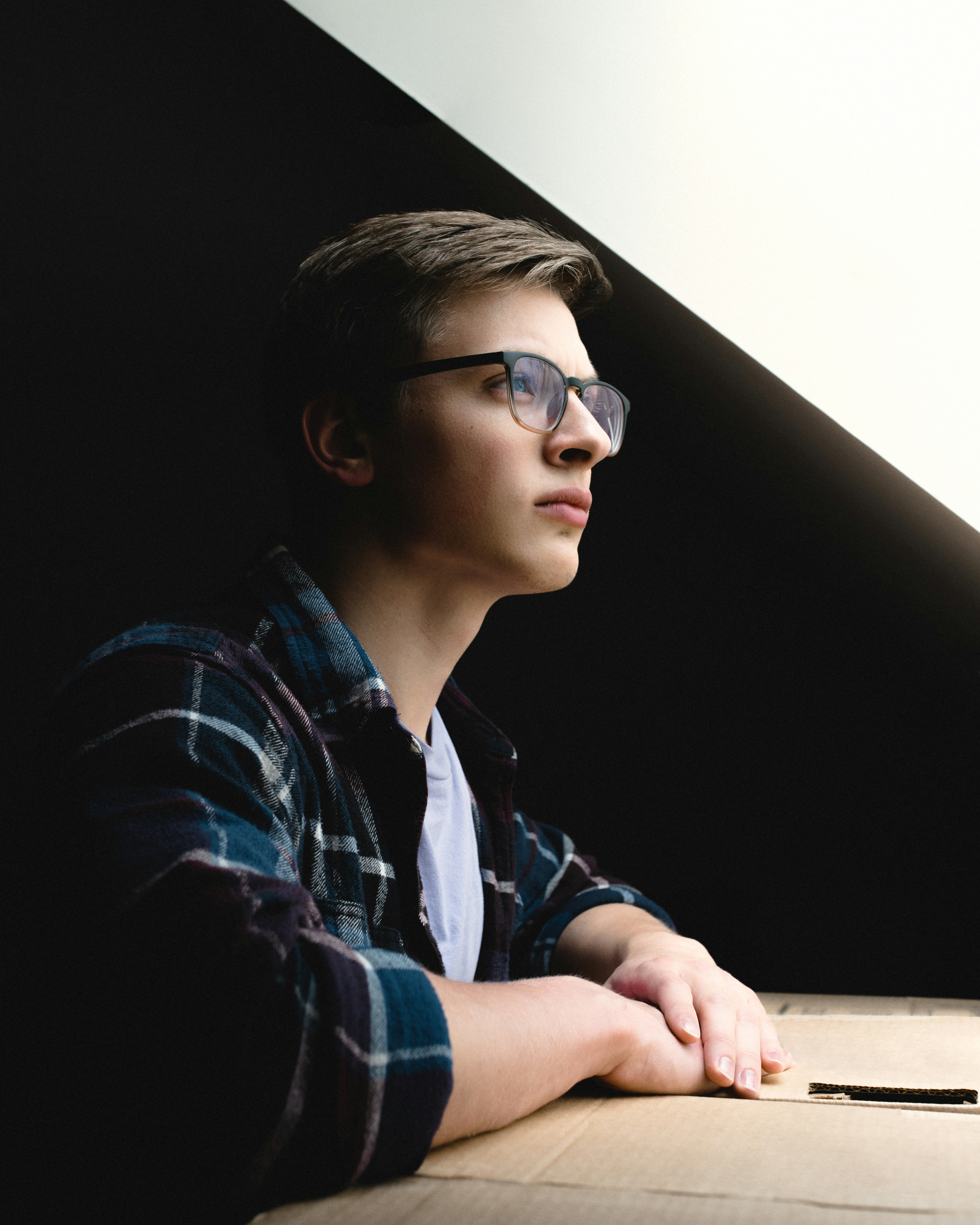 I took some portraits of my brother while visiting my family last weekend. We challenged ourselves to find a cool location in our childhood home. Ending up in the attic, we loved the natural light flooding in from the sky lights. He’s quickly breaking into the acting scene– look out for him on the big screen!