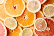 bunch of sliced citric fruits
