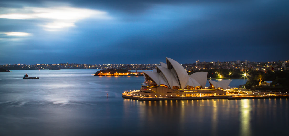 Sydney Harbour BridgeClimb — panoramic view from the summit arch