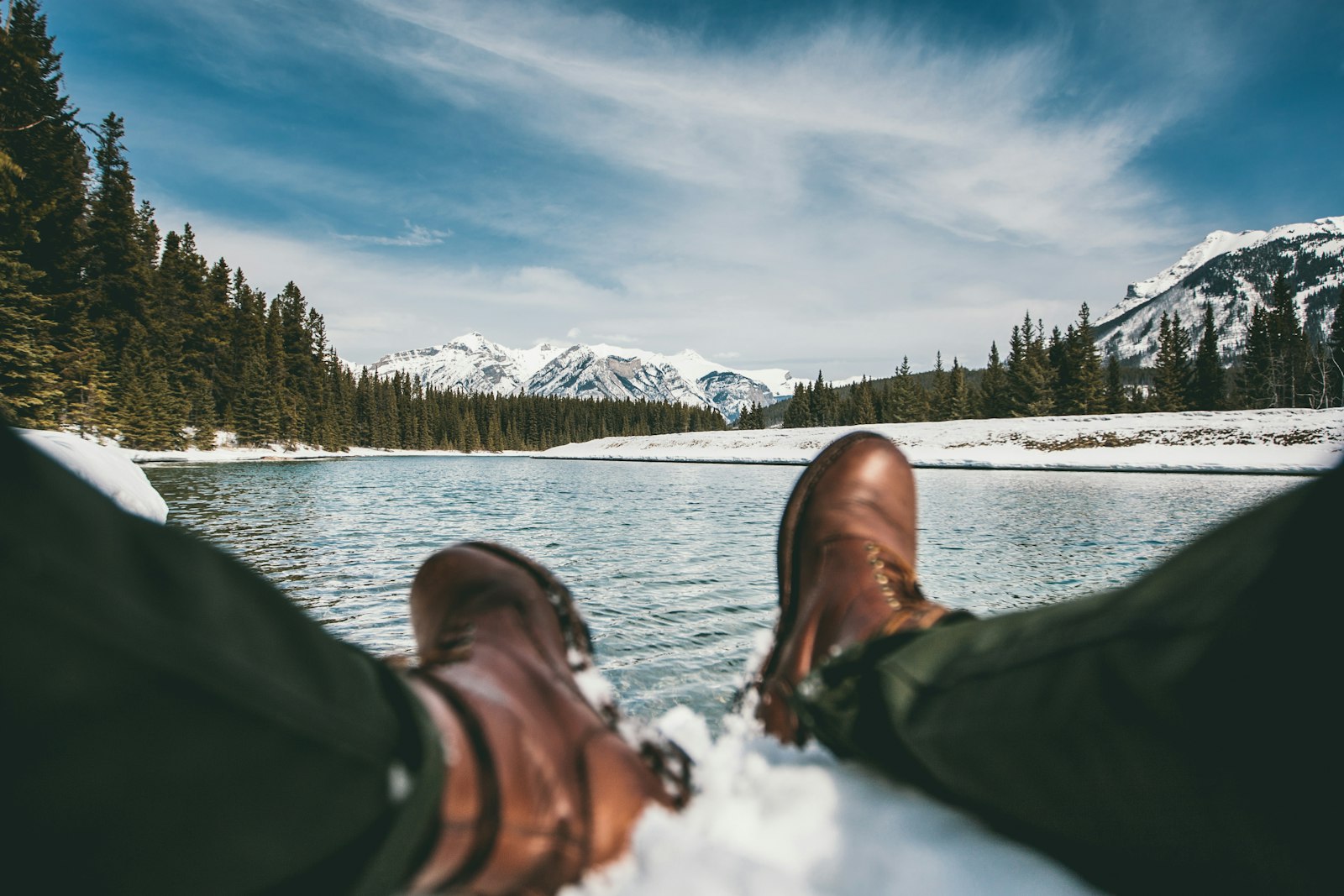 Canon EF 16-35mm F2.8L II USM sample photo. Person sitting on snow photography